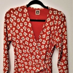 Anne Klein Faux Wrap Dress Size Medium